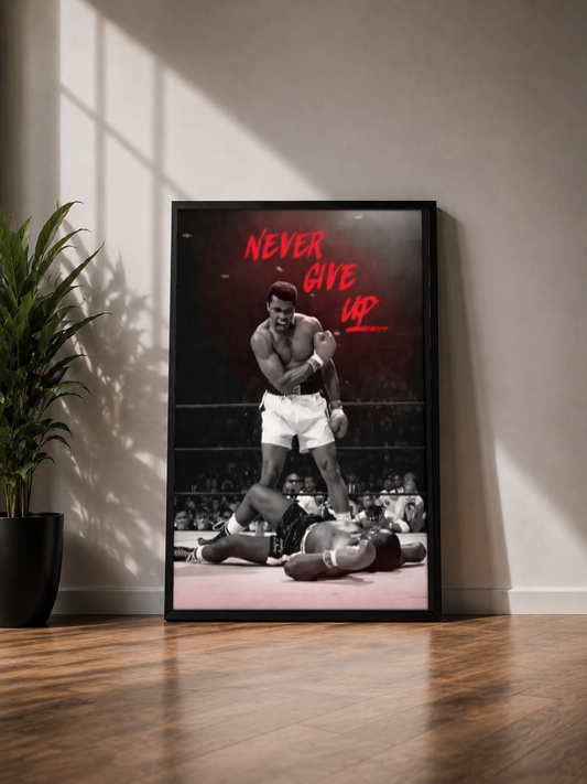 NEVER GIVE UP – Boxing Legacy Poster