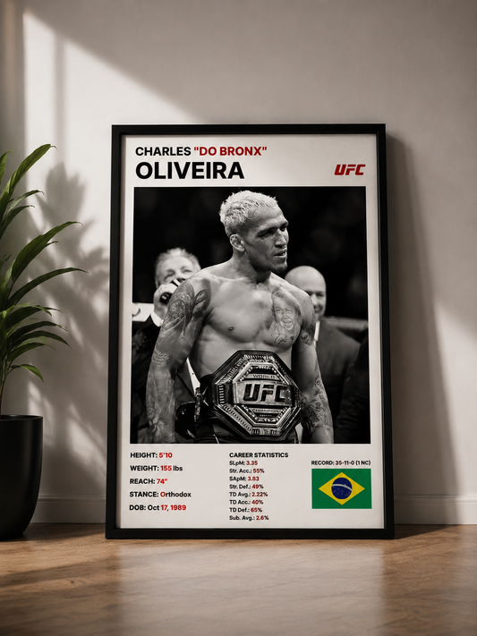 CHARLES OLIVEIRA – Do Bronx Legacy Poster