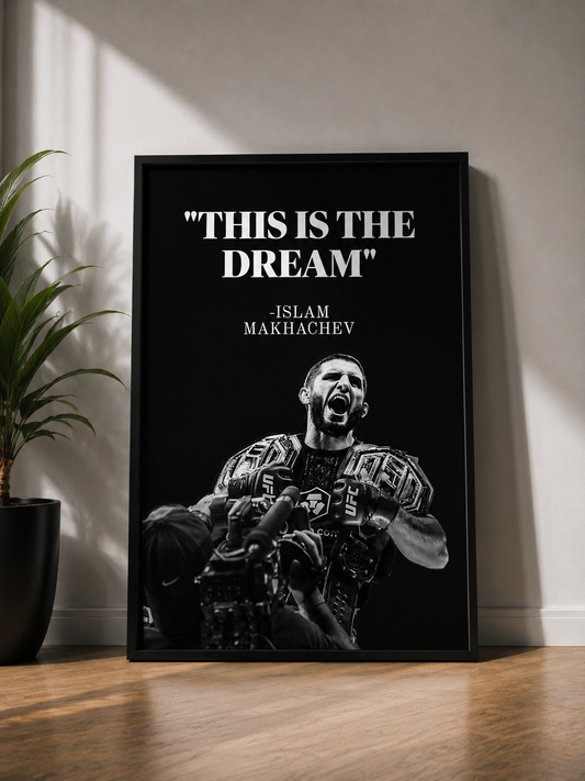 ISLAM MAKHACHEV – The Dream Poster