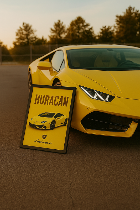Постер Lamborghini Huracan