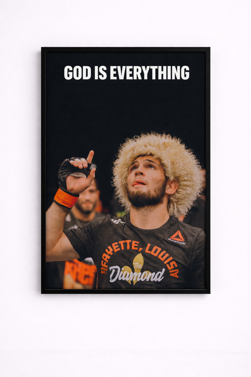 GOD IS EVERYTHING – Faith & Champion Spirit Poster