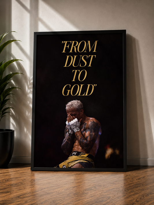 Charles Oliveira – From Dust to Gold Poster