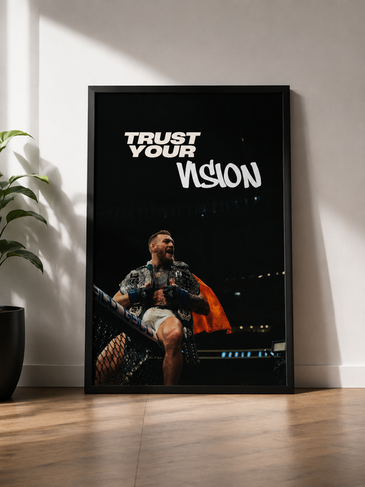 TRUST YOUR VISION – Motivational MMA Poster
