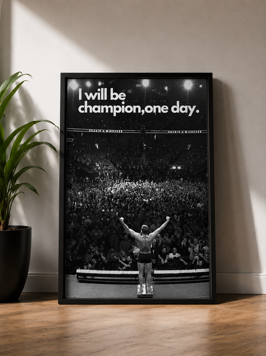 I WILL BE CHAMPION – Future Champion Wall Art