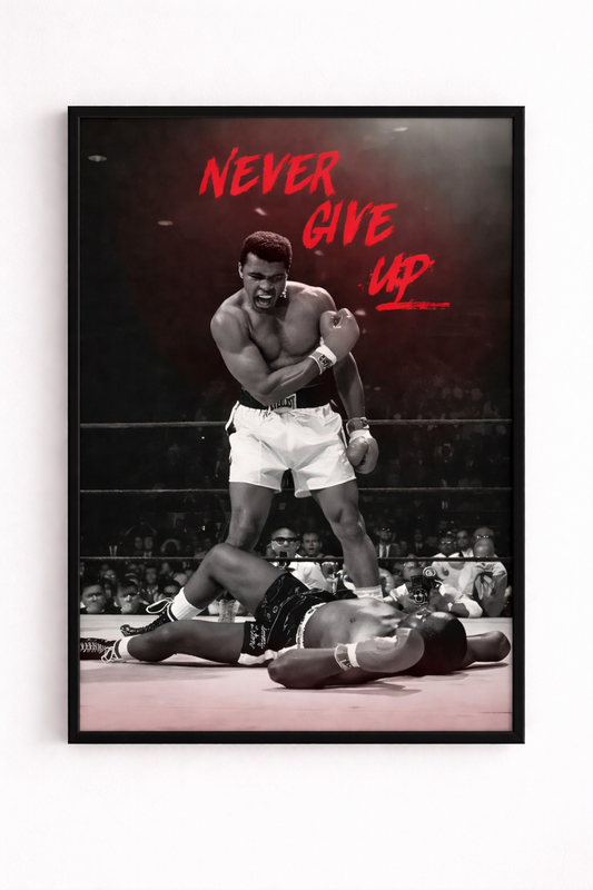 NEVER GIVE UP – Boxing Legacy Poster